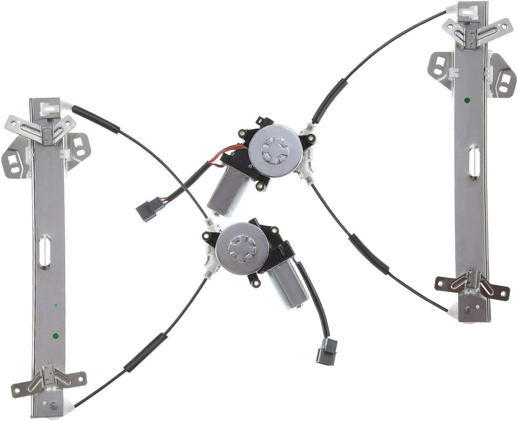 Power Window Regulator with Motor Front Left Driver Side Pack of 2 F8443