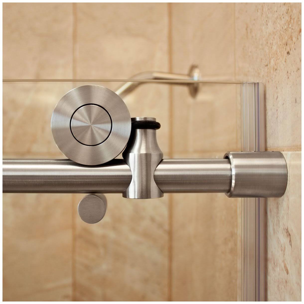 Frameless Sliding Shower Door Chrome Q801247