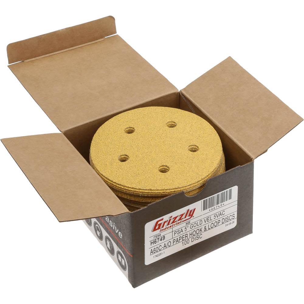 100 Pk 5 Hole Sanding Disc K83360