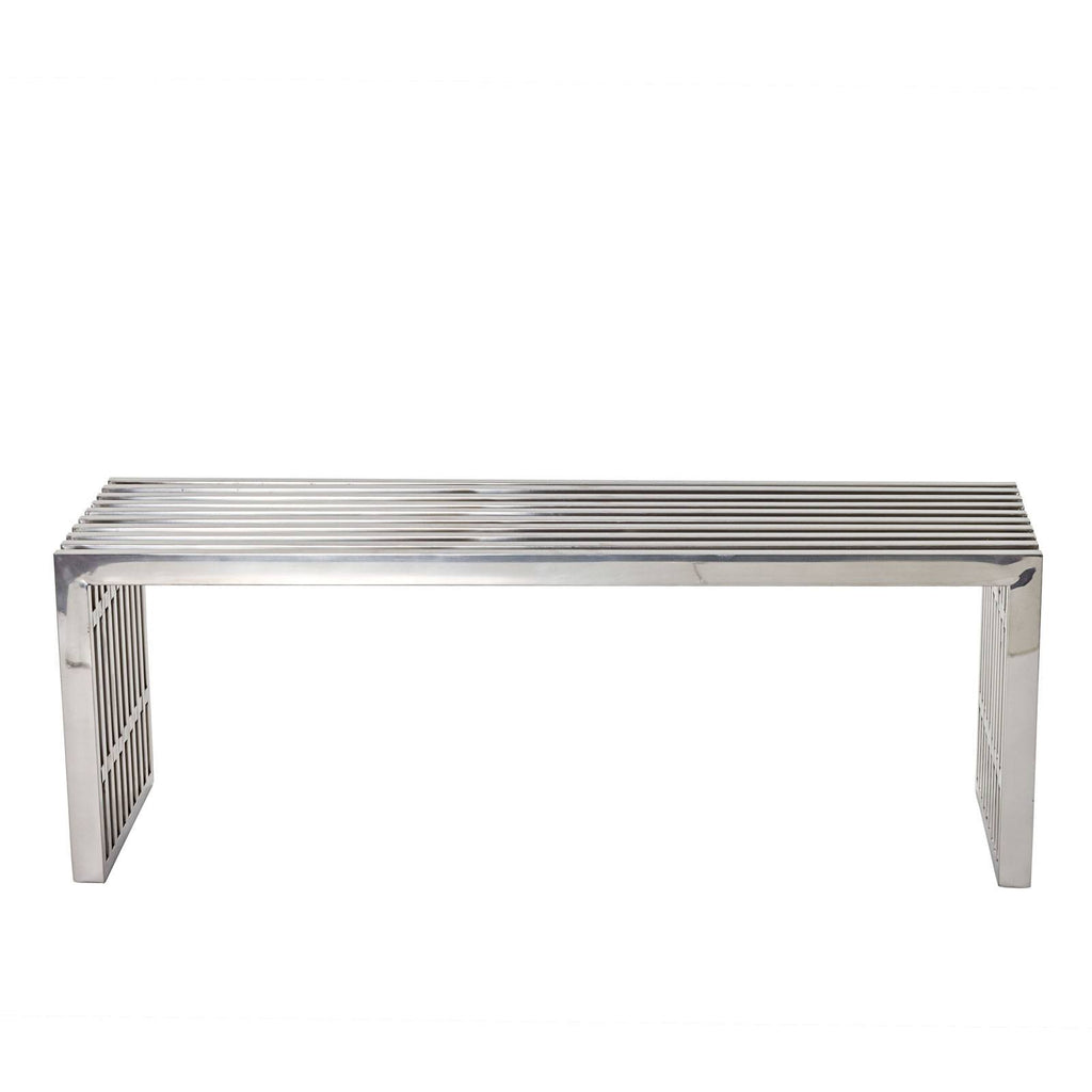 Silver Stainless Steel Bench R33894