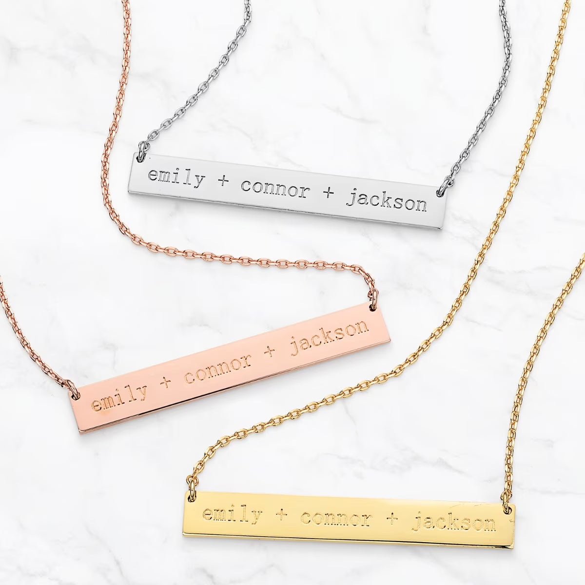 Personalized Bar Necklace C311