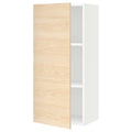 White/Askersund Light Ash Effect Wall Cabinet W20173