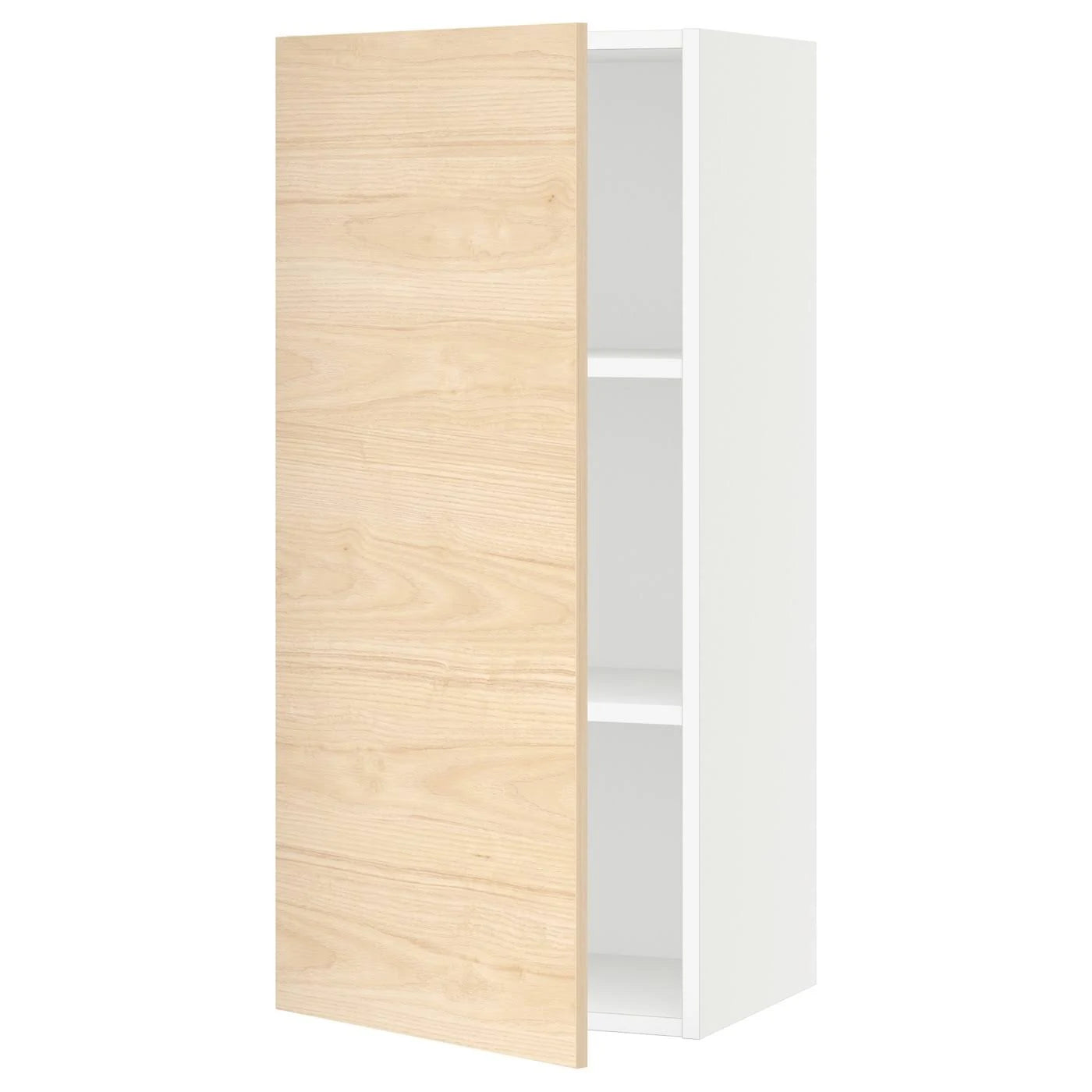 White/Askersund Light Ash Effect Wall Cabinet W20173