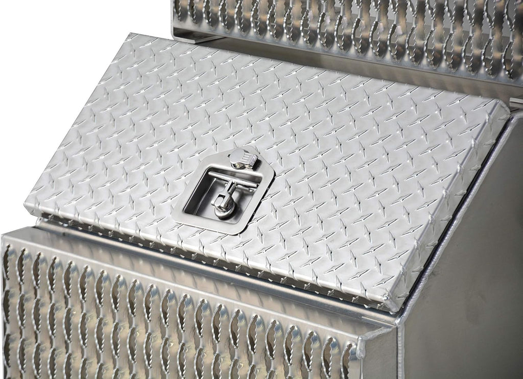 Heavy Duty Aluminum Semi Truck Side Storage Saddle Step Box Y3813