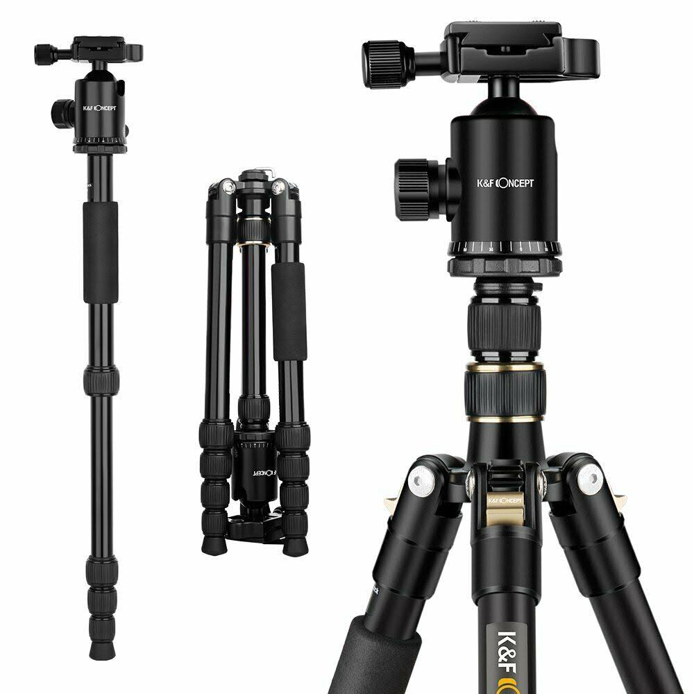 Compact Travel Aluminum Camera Tripod Monopod E863777