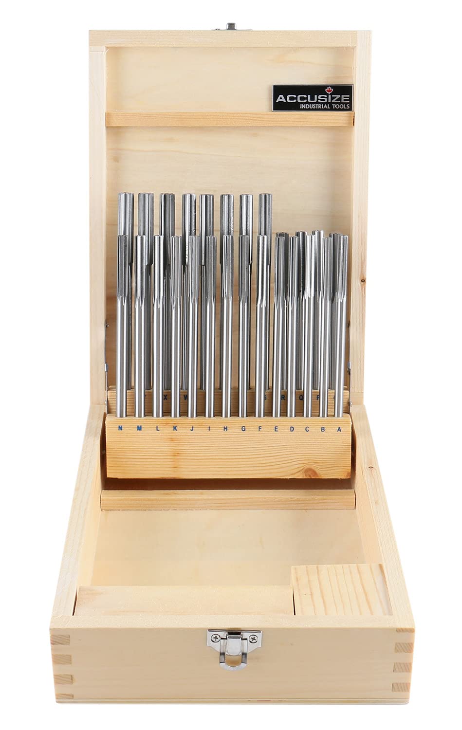 14 Pc H.S.S. Chucking Reamer Set in Fitted Case U33518
