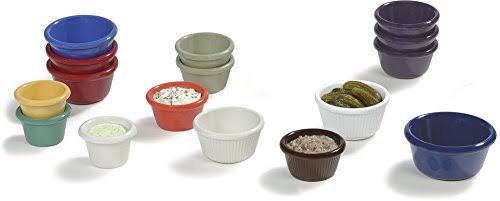3 oz. White Melamine Ramekin W3663