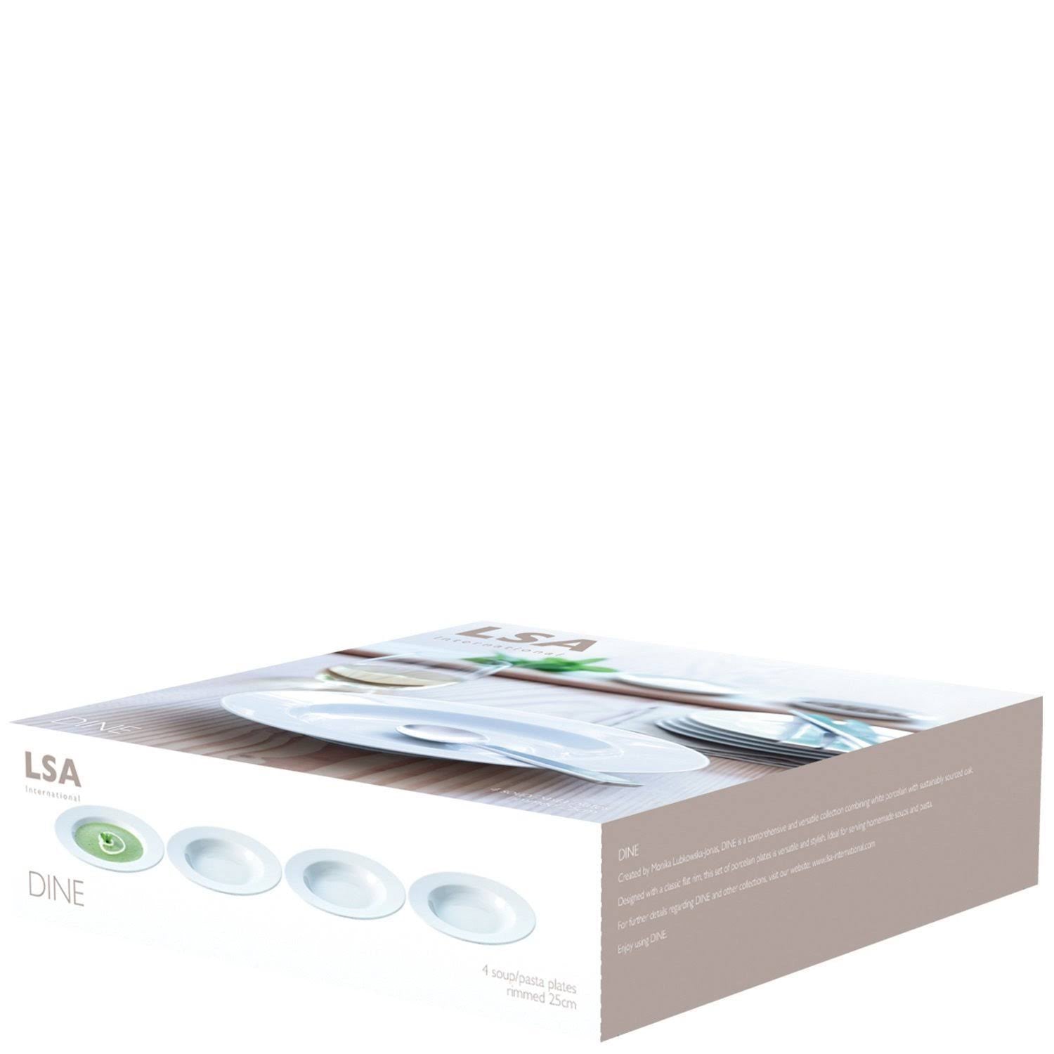 Rimmed Soup/Pasta Plate (4 Pack), 9.8x22 U705