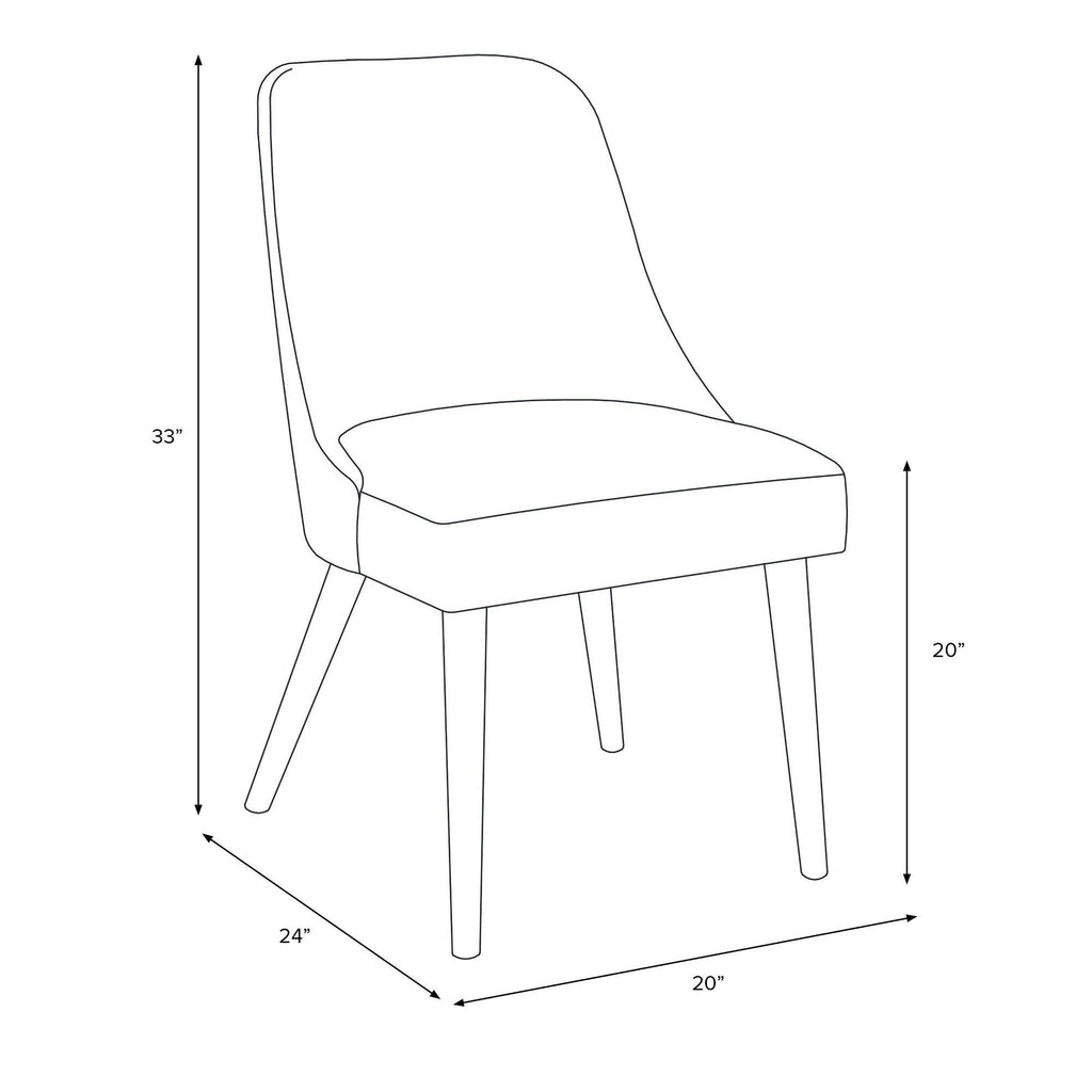 Round Back Dining Chair G3677