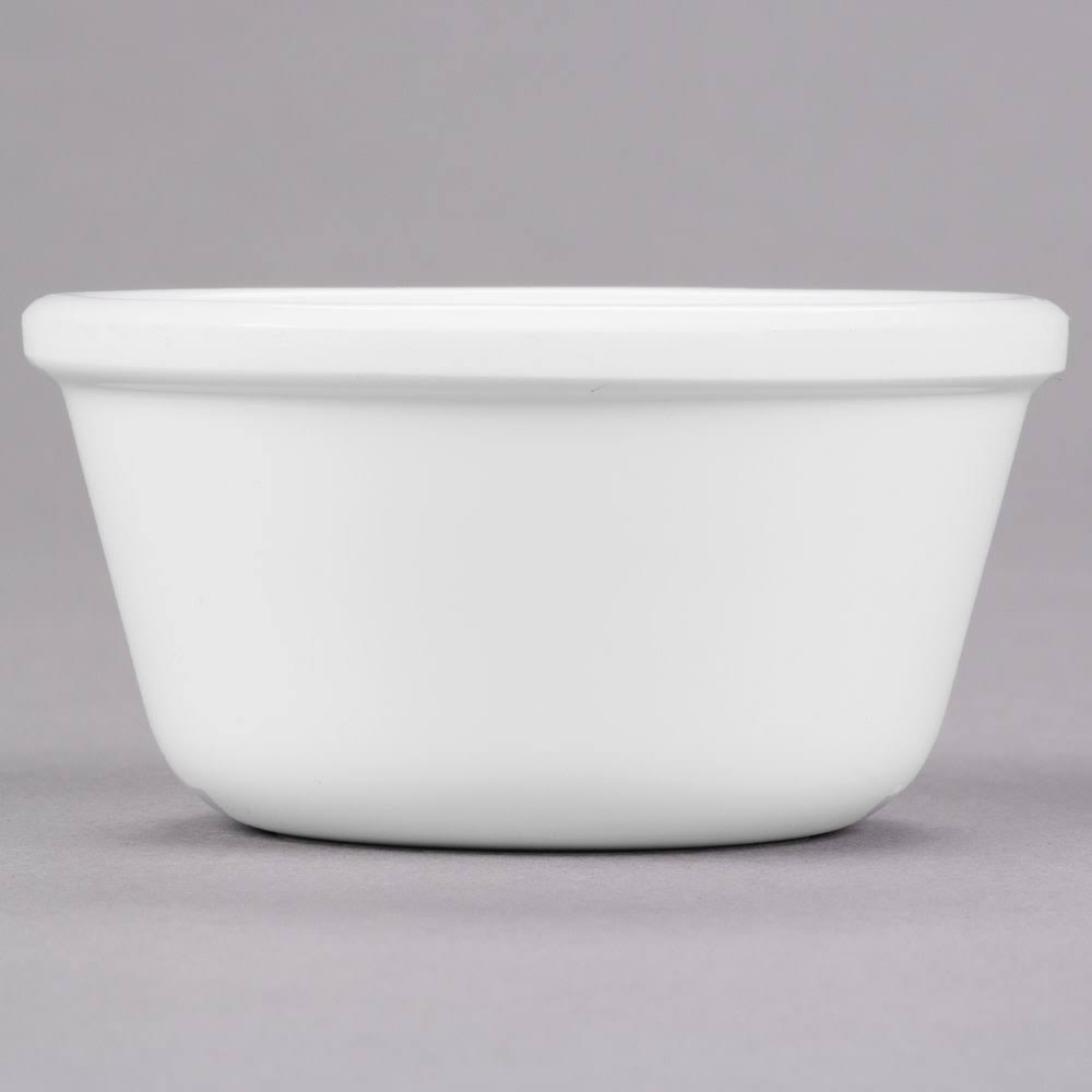 3 oz. White Melamine Ramekin W3663