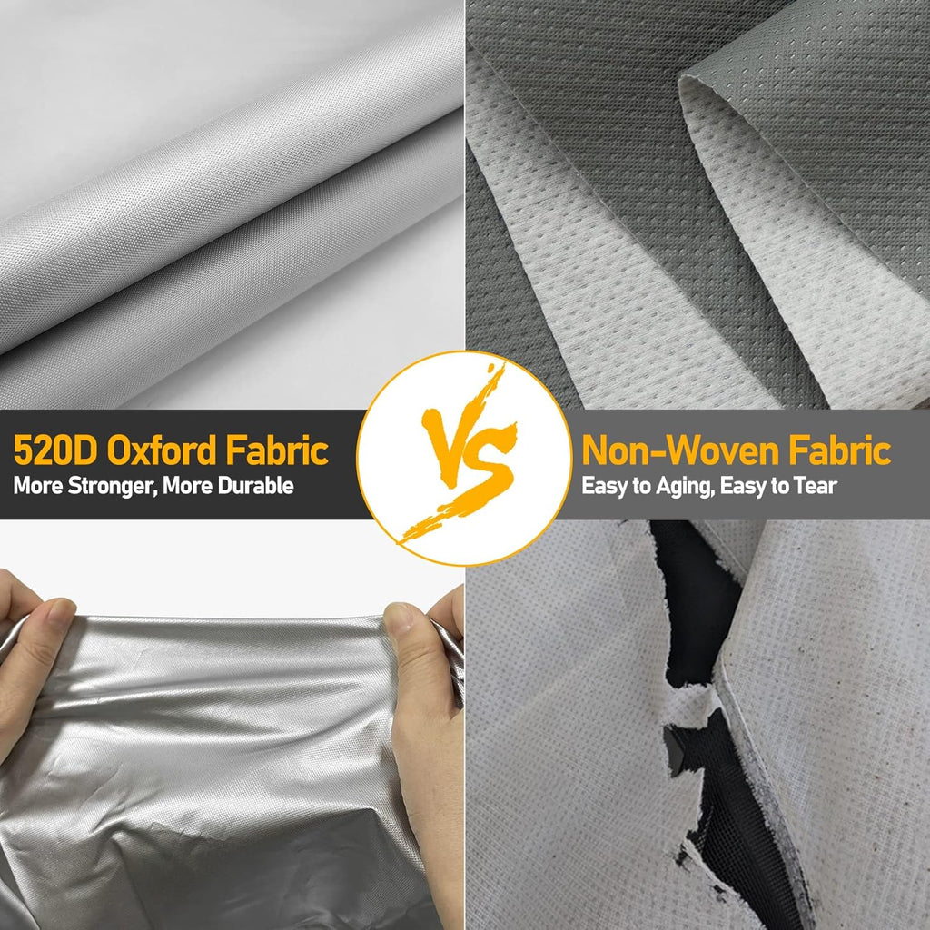 520D Oxford Pop up Camper Cover Waterproof Breathable Anti-UV Ripstop RV Storage Cover U3742