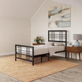 Twin Size Metal Bed Frame with Adjustable Storage L3283