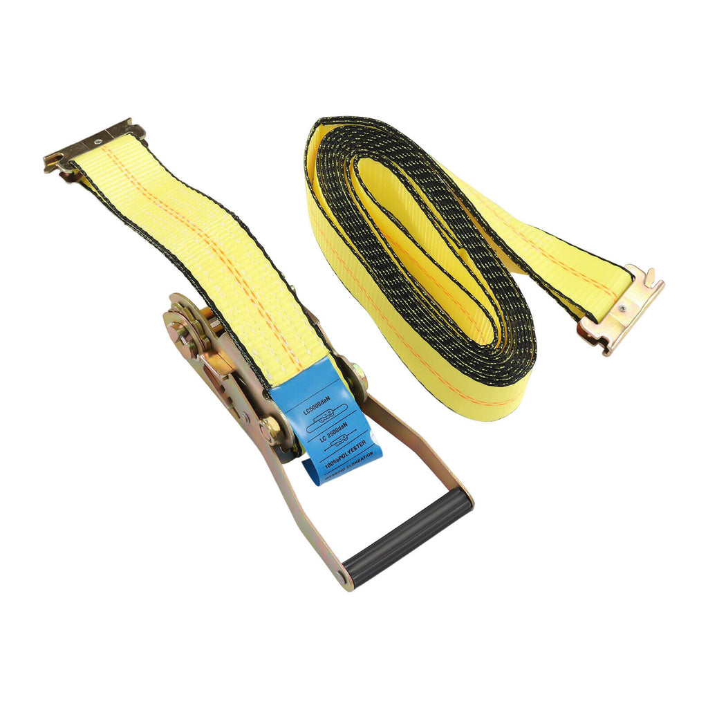 4 Packs Ratchet Lashing Strap 30ft*2in Cargo Tie-Down Straps with Flat Hook O68958