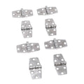 Polished Stainless Steel Marine Grade Door Hinges 3 x 1.5 Inches Set of 8 W620