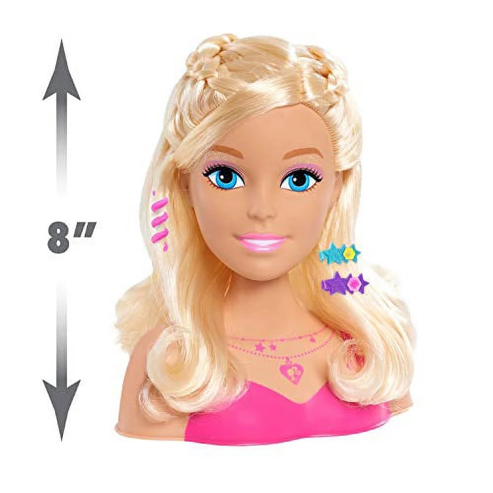 Blonde 8-Inch Styling Head with 20 Pieces Styling Accessories Y91242