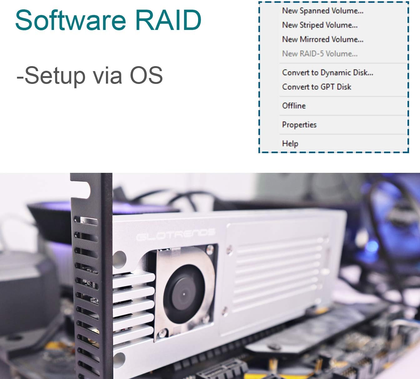 4-Bay M.2 NVME Adapter with PCIE 3.0 X8 Bandwidth G162671