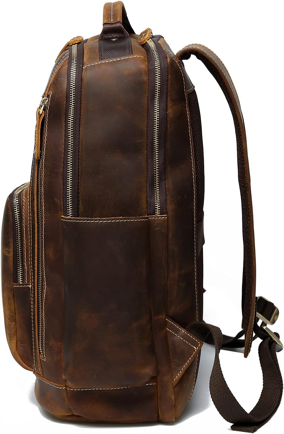 Vintage Full Grain Leather Backpack R7935
