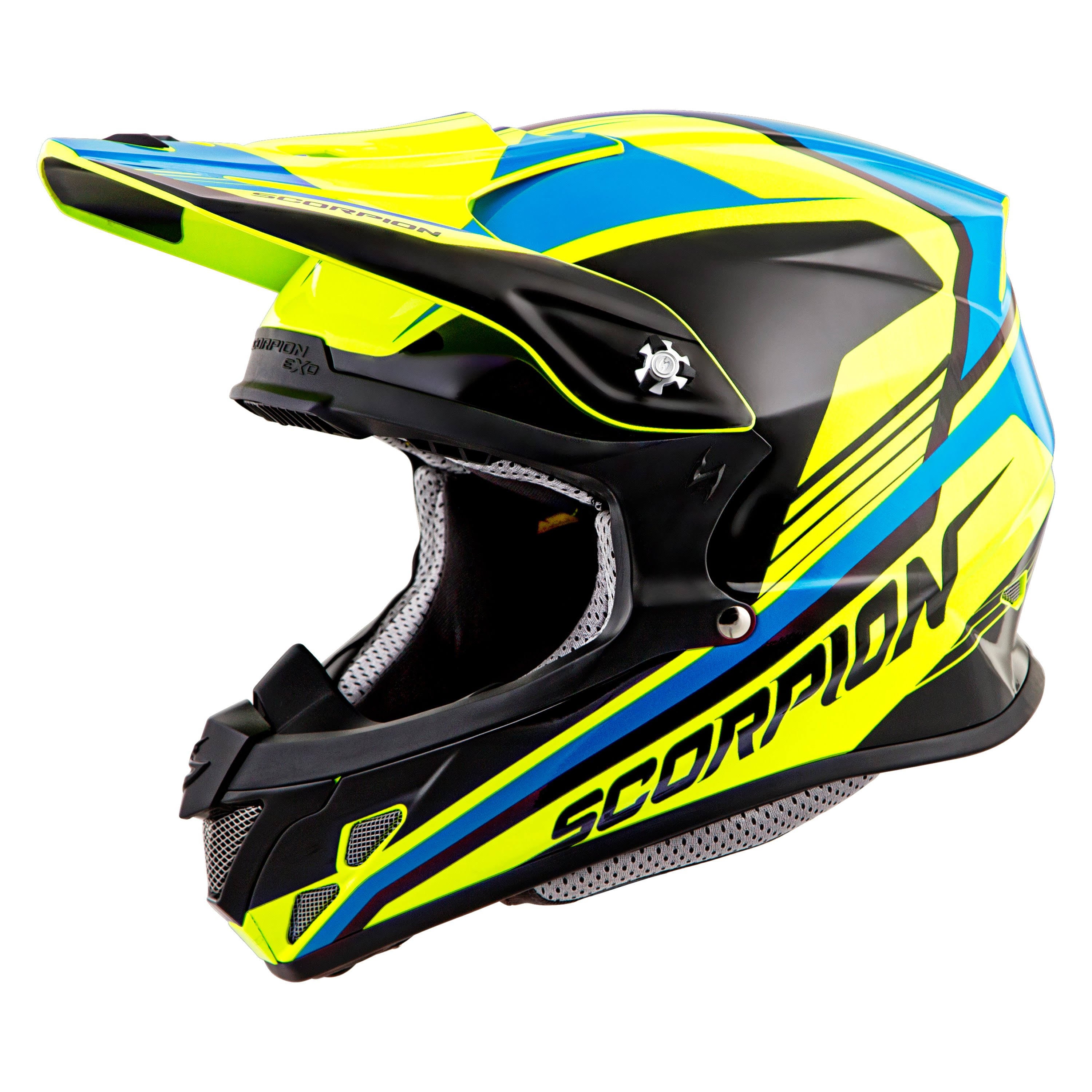 Neon Blue Helmet N7186