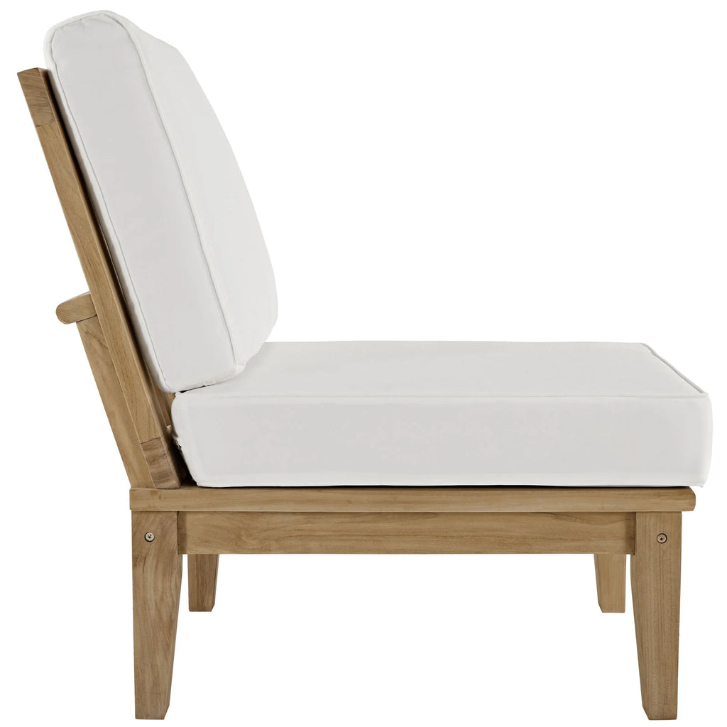 Natural White Teak Outdoor Sofa J7371