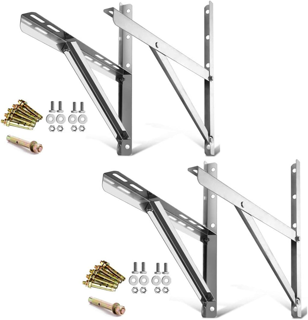 Mounting Bracket for Ductless Mini Split Air Conditioner Heat Pump Systems, Stainless Steel Pack of 2 A507033