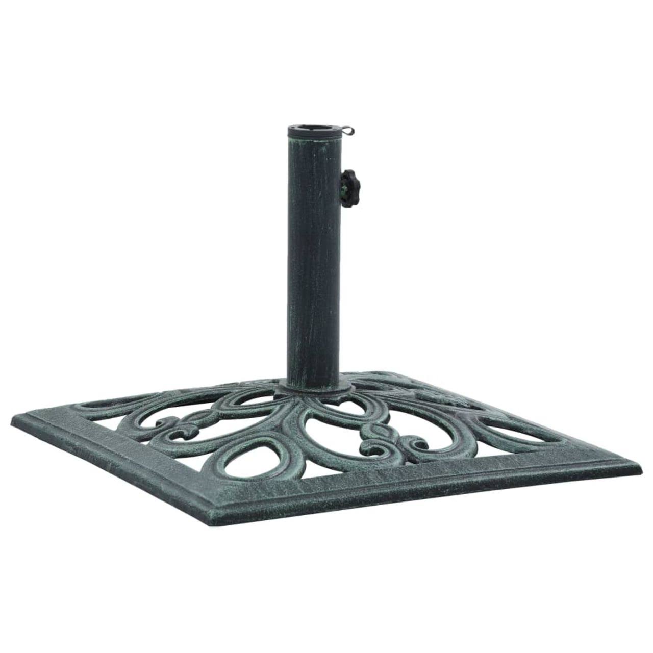 Green 26.5 lbs Cast Iron Umbrella Base U4669