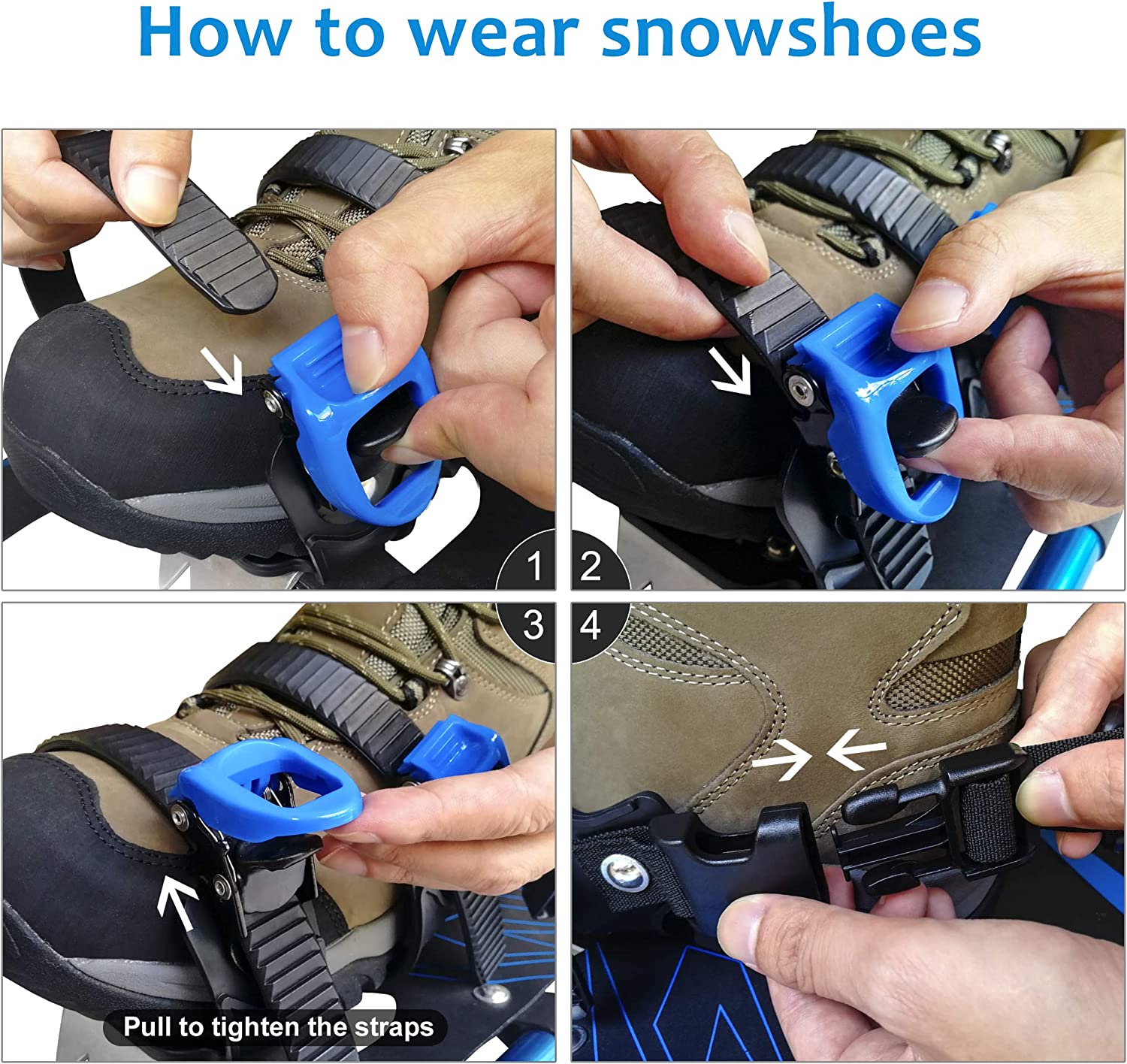 Aluminum Terrain Snow Shoes 21/25/30 Inches W7184