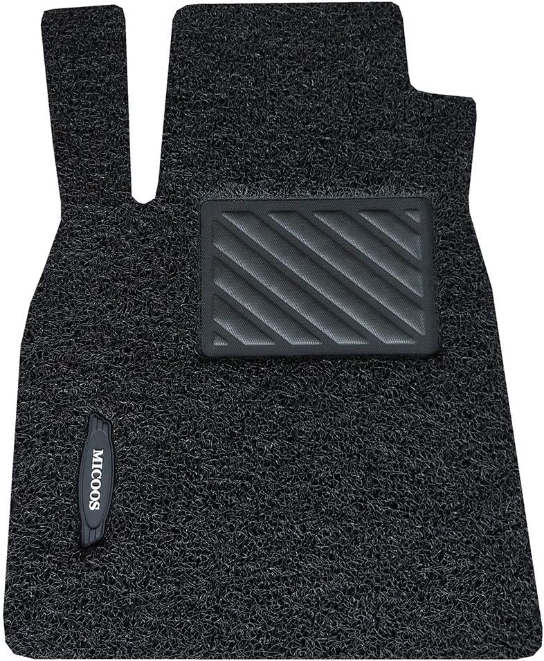 Black All Weather Waterproof Floor Mat Set Pack of 2 E326185