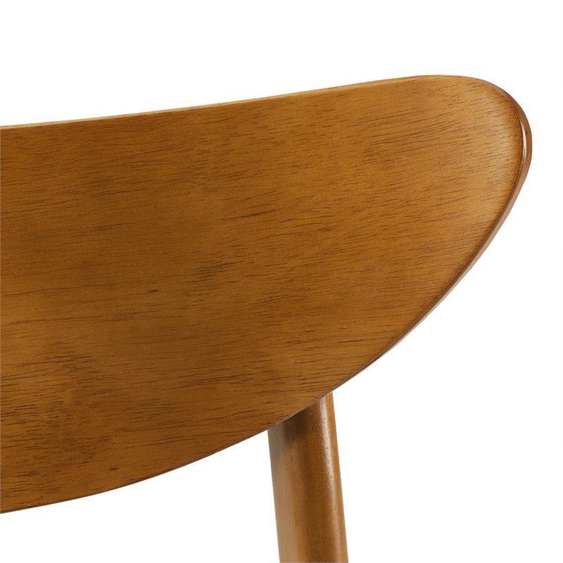 Mid-Century Wood Dining Chairs (Set of 2) K692