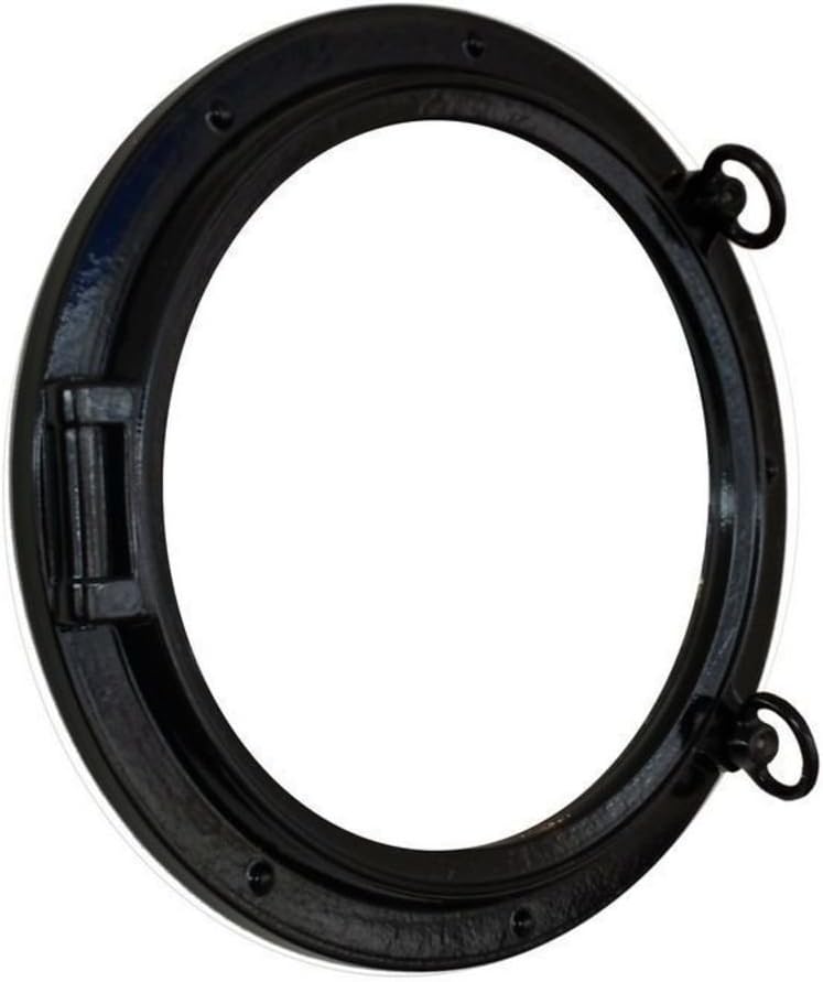 Black Ship Porthole Window 15 Nautical Home Decoration L1190