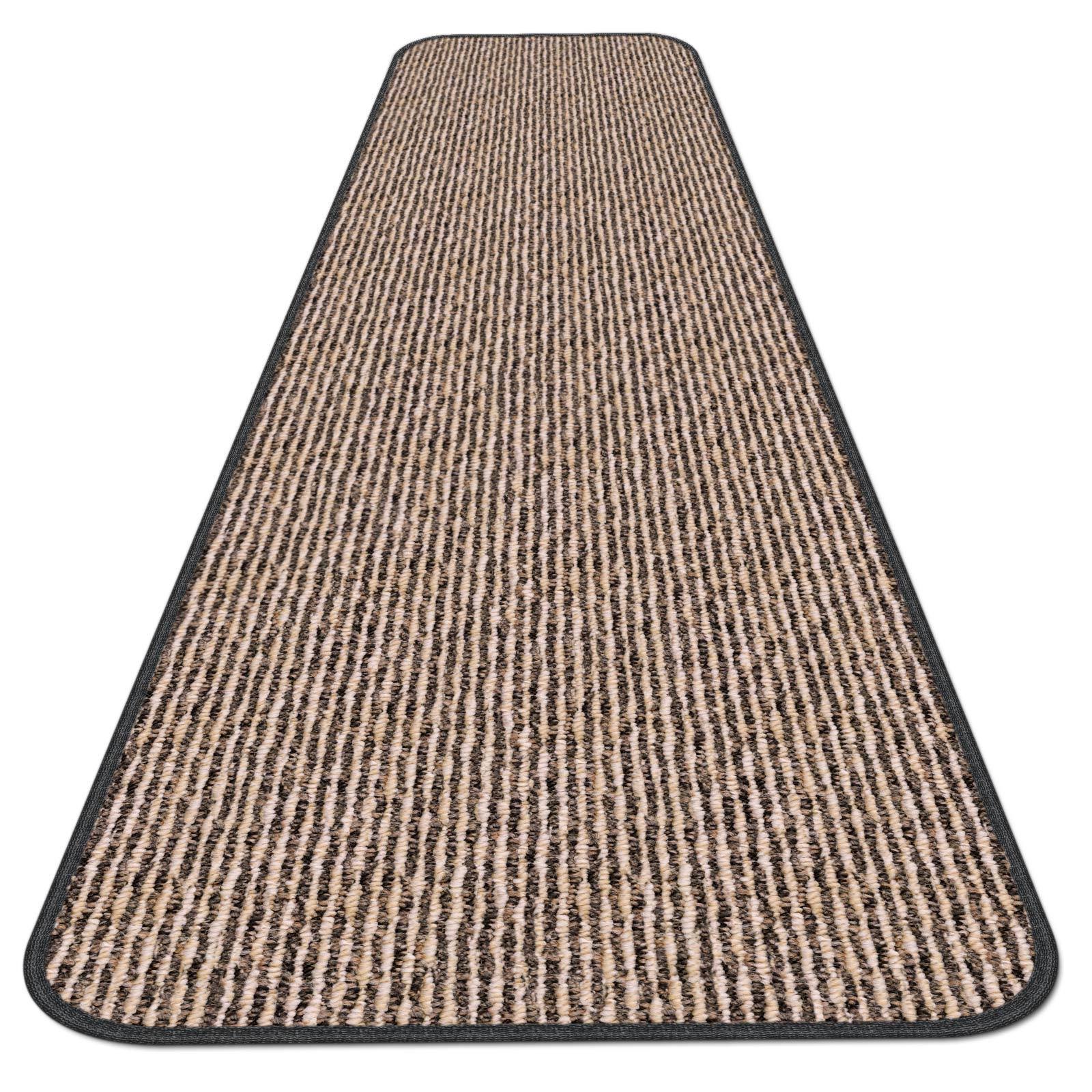 Skid-Resistant Carpet Runner - Black Ripple - 12 ft. x 48 in. E812460