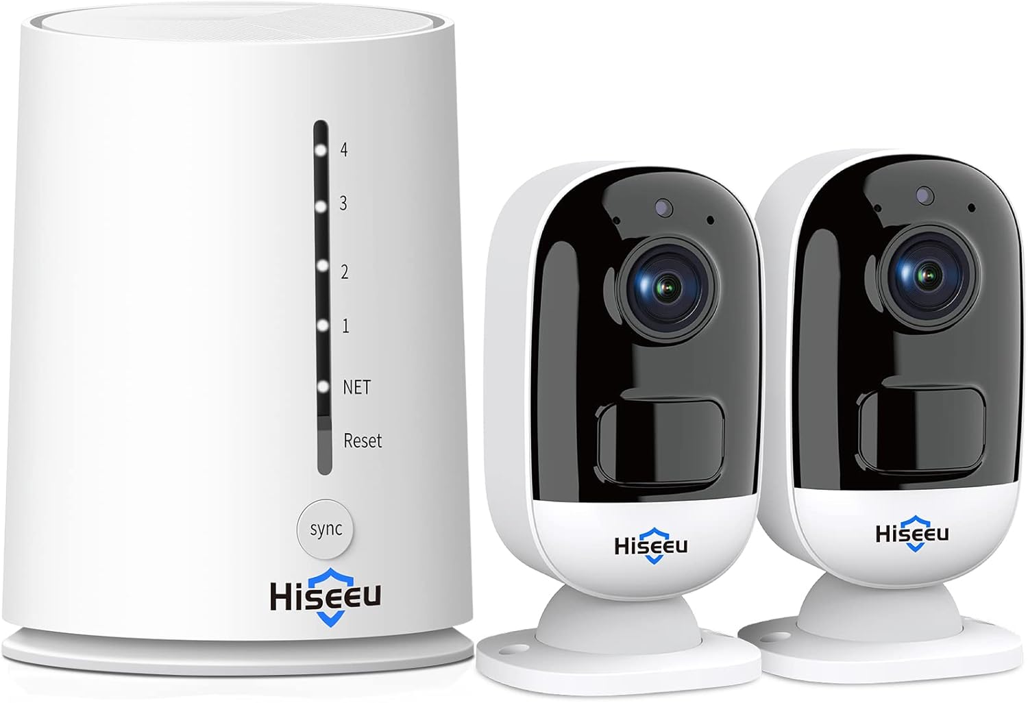 2K Battery Powered Wireless Security Camera System 2-Cam Kit Y7075