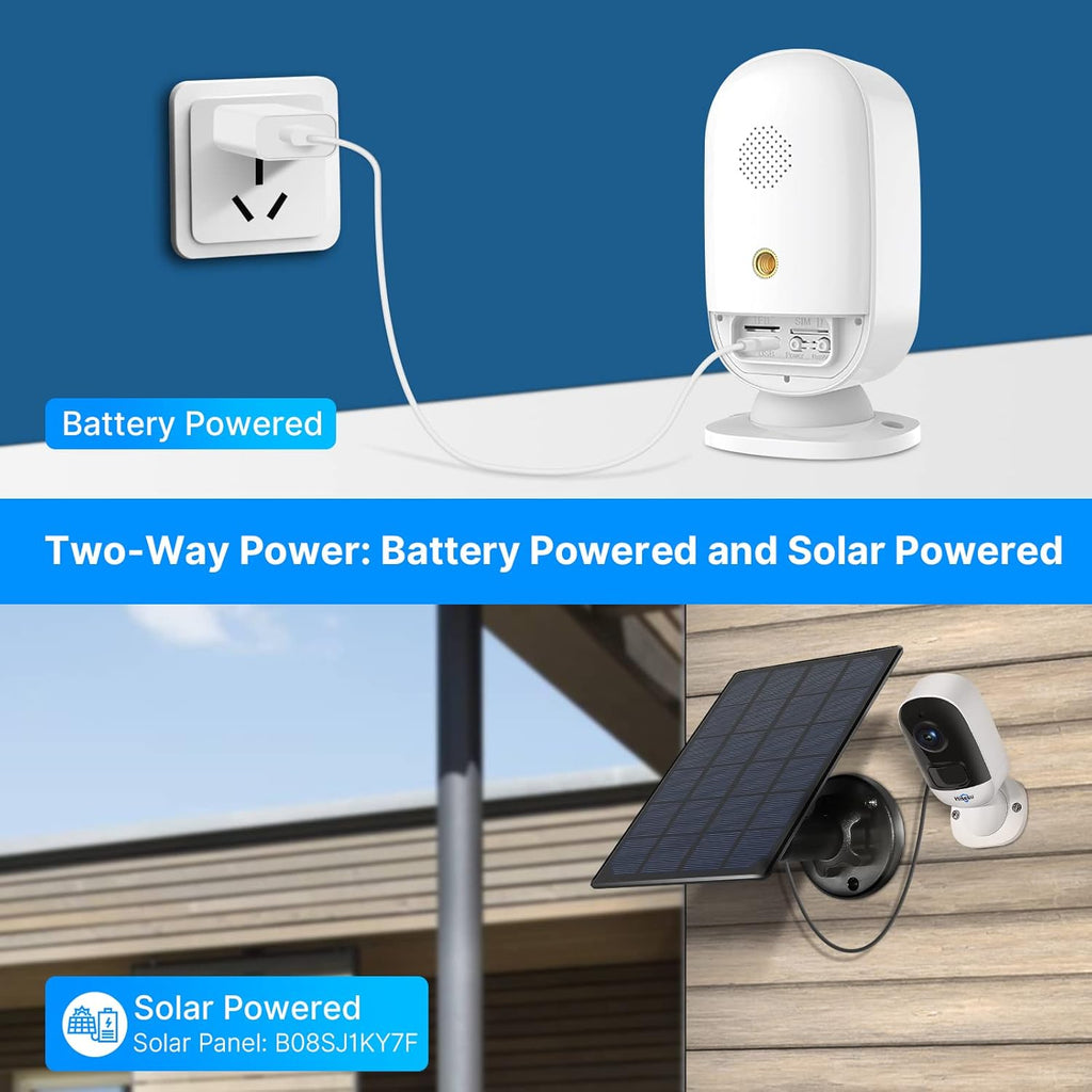 2K Battery Powered Wireless Security Camera System 2-Cam Kit Y7075
