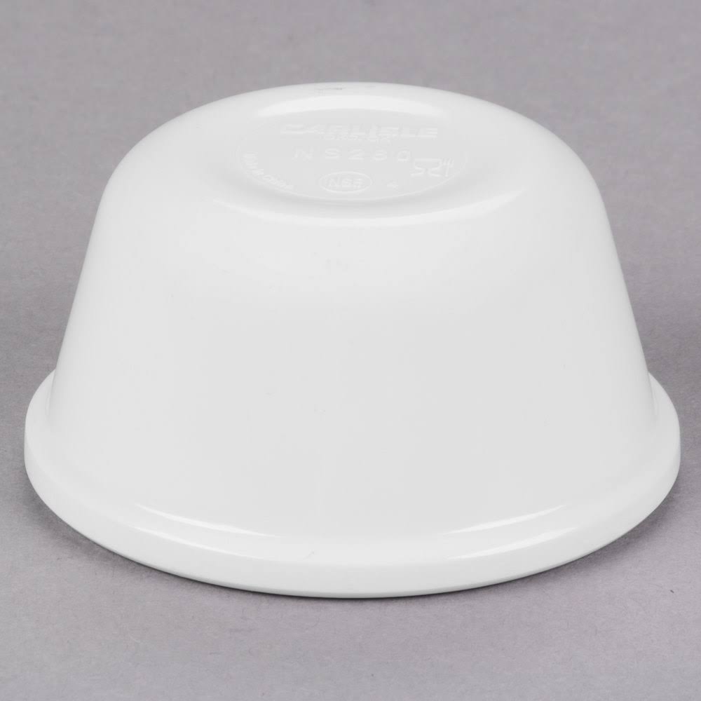 3 oz. White Melamine Ramekin W3663