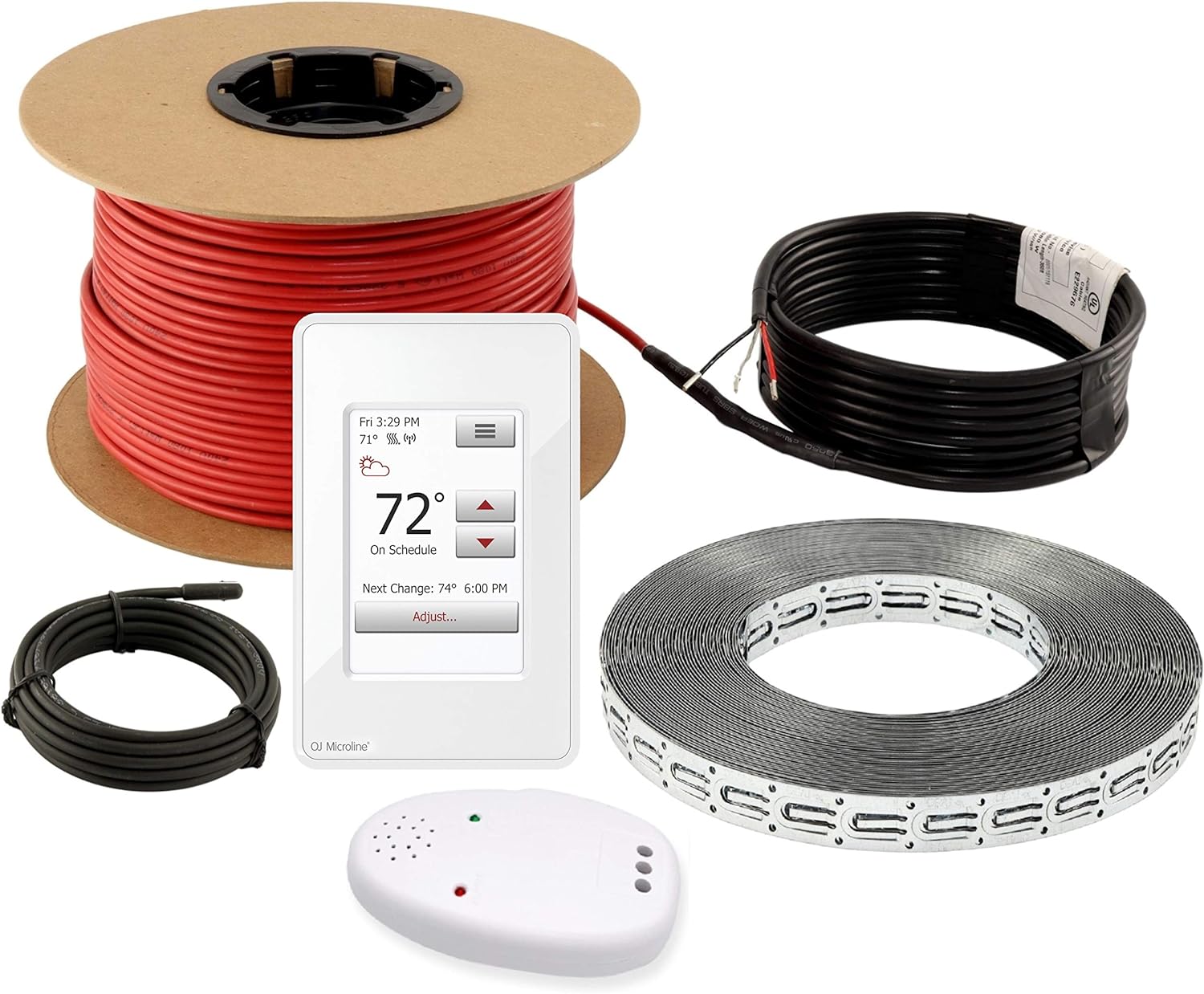 20 Sqft 120v Electric Radiant Floor Heating System Under Tile with WiFi Programmable Thermostat J9814