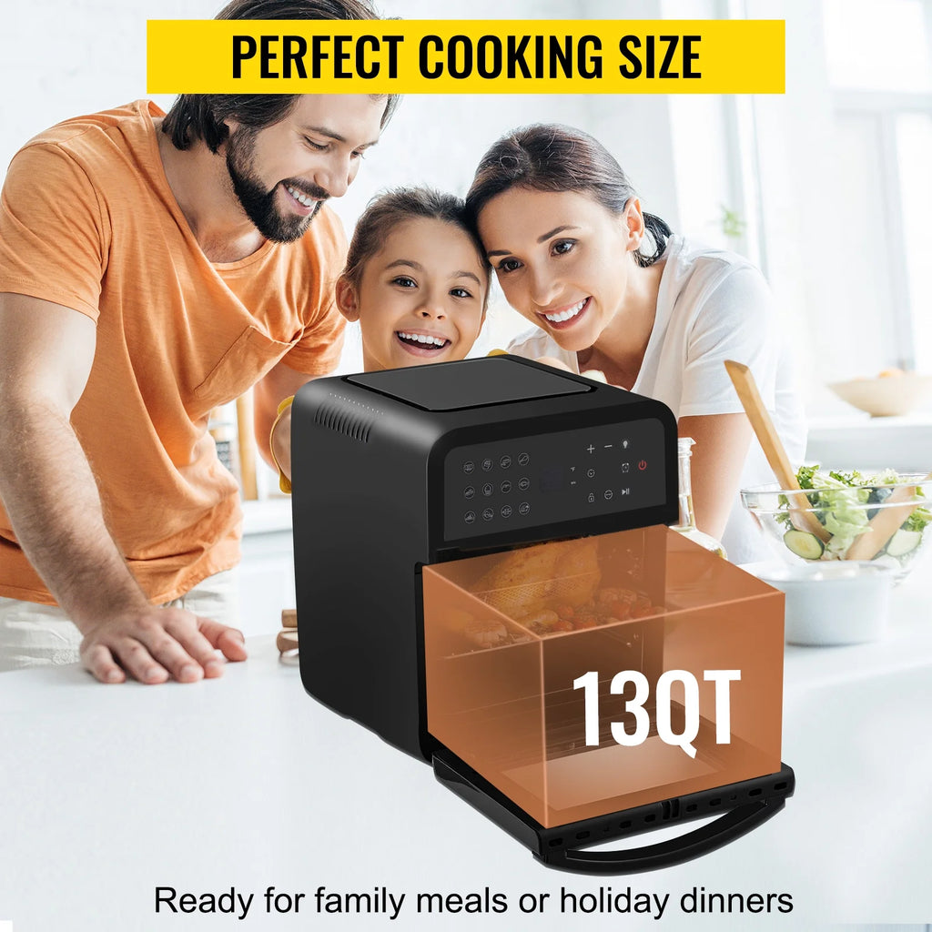 13QT 1700W Convection Toaster Pizza Oven Air Fryer A73437