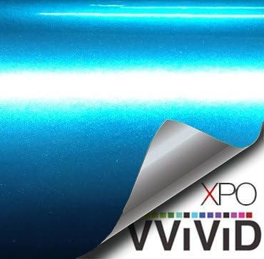 Aqua Blue Vinyl Wrap Roll (.5ft x 5ft) Pack of 2 L40052