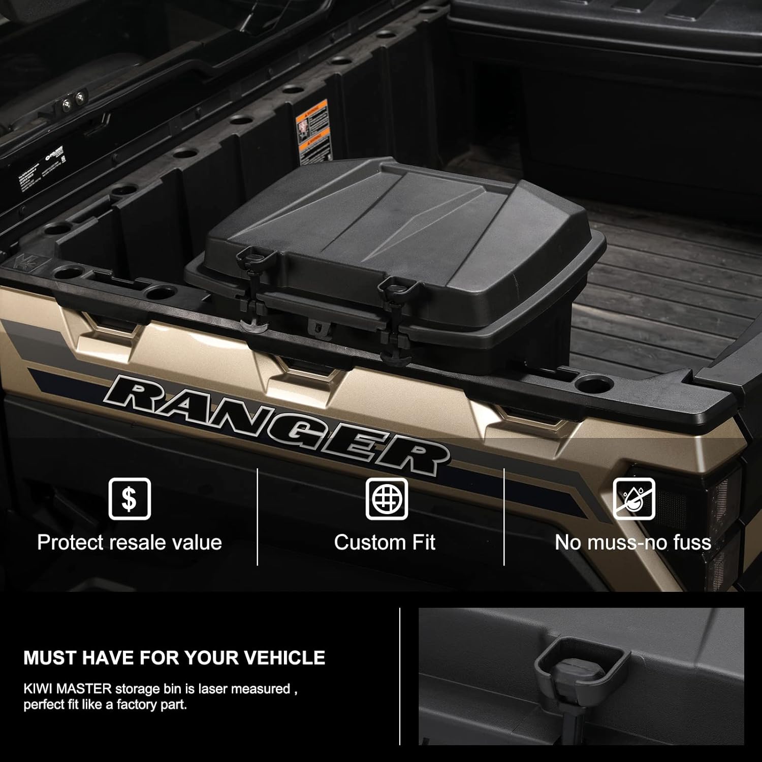 Rear Cargo Box Trunk Bed Tool Storage Bin Z161130