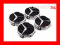Black Chrome Wheel Center Hub Cap Set of 4 O55906