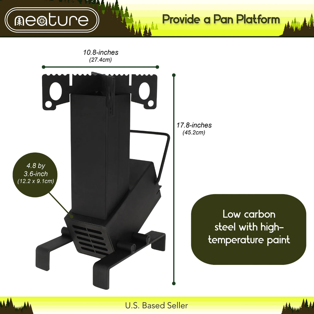 Portable Square Wood Stove for Camping Z168443