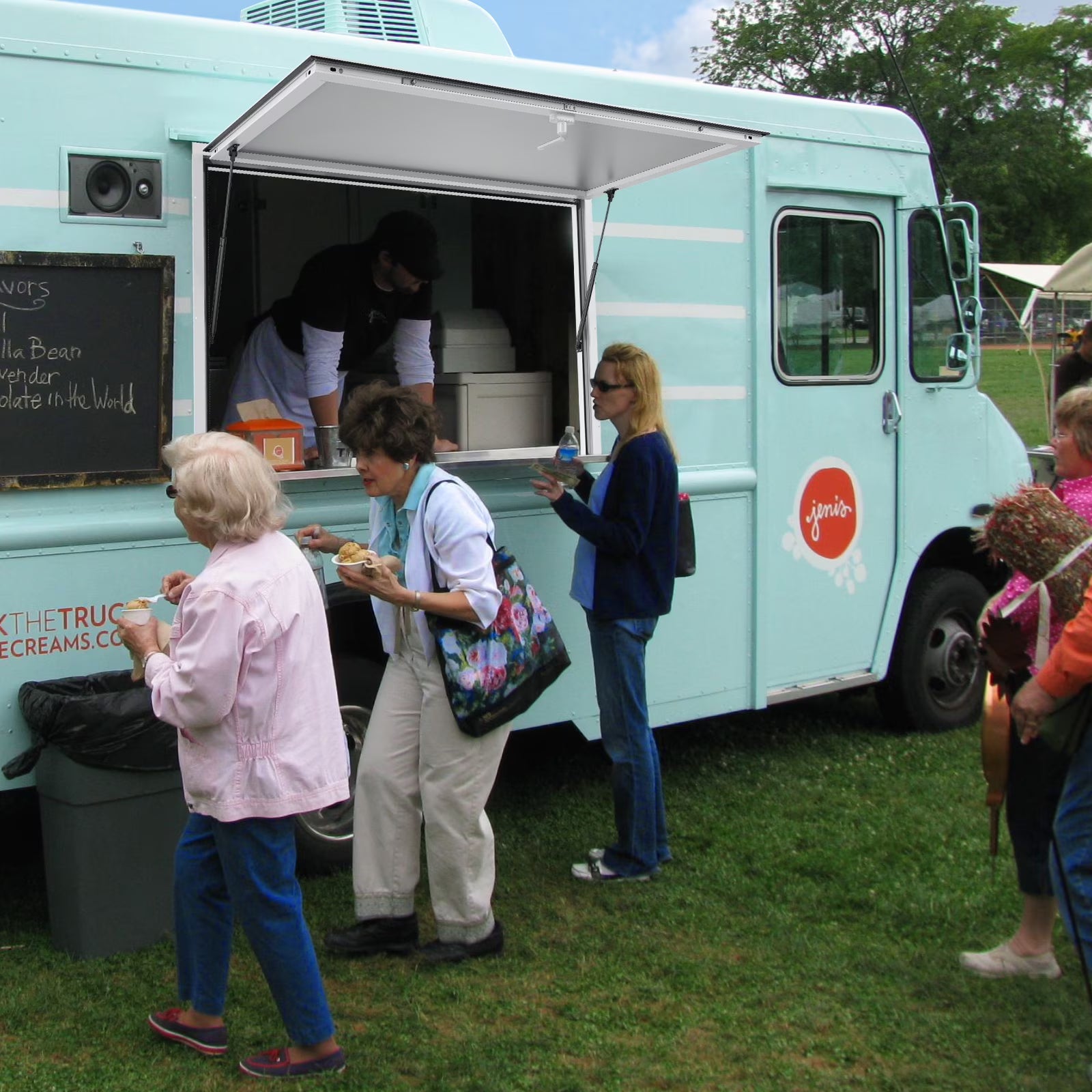 Concession Stand Serving Window Food Truck Awning X67098