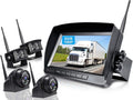 9'' Wireless Backup Camera System with 9 Inch DVR Quad Split Monitor W448515
