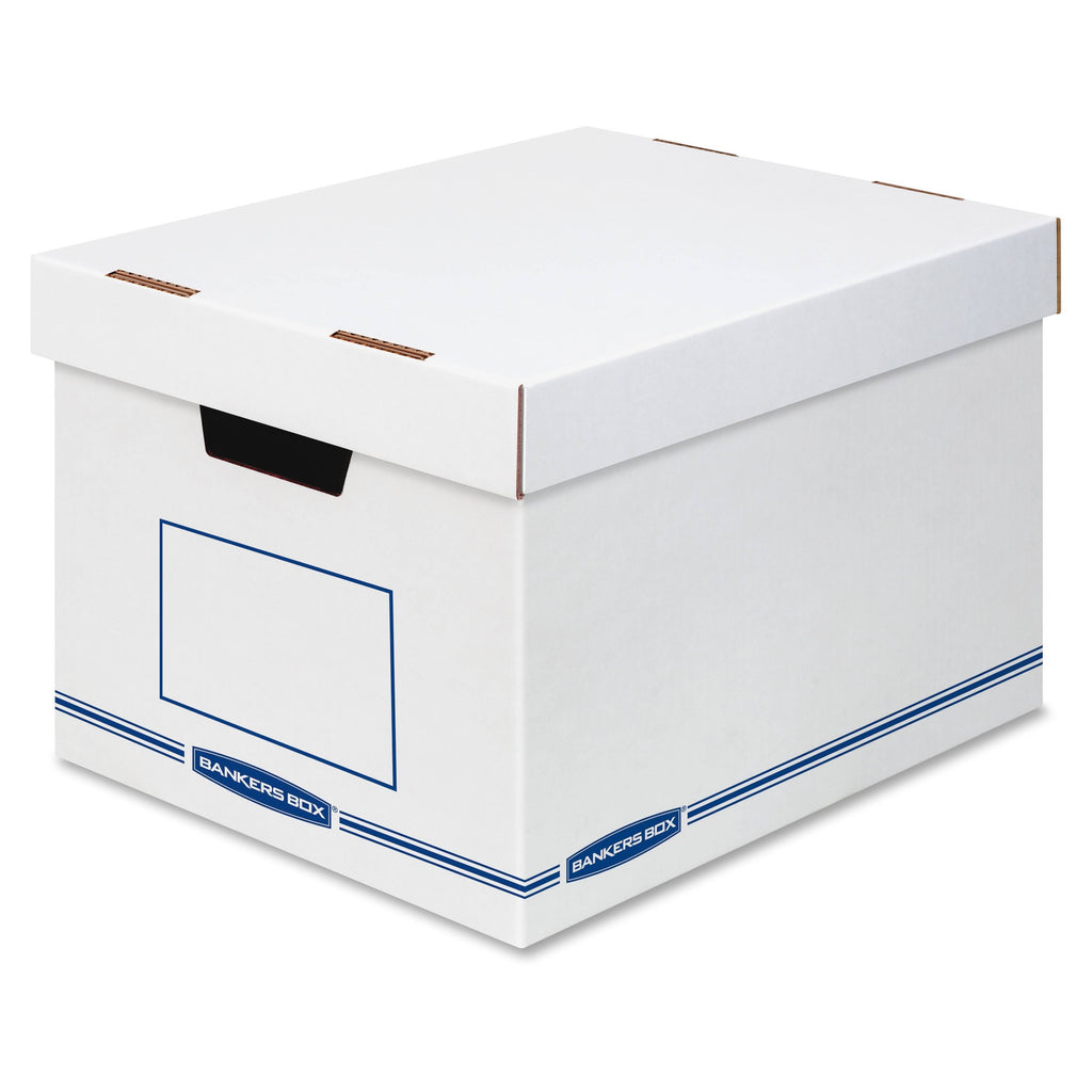 X-Large White Blue Organizer Storage Boxes P549809