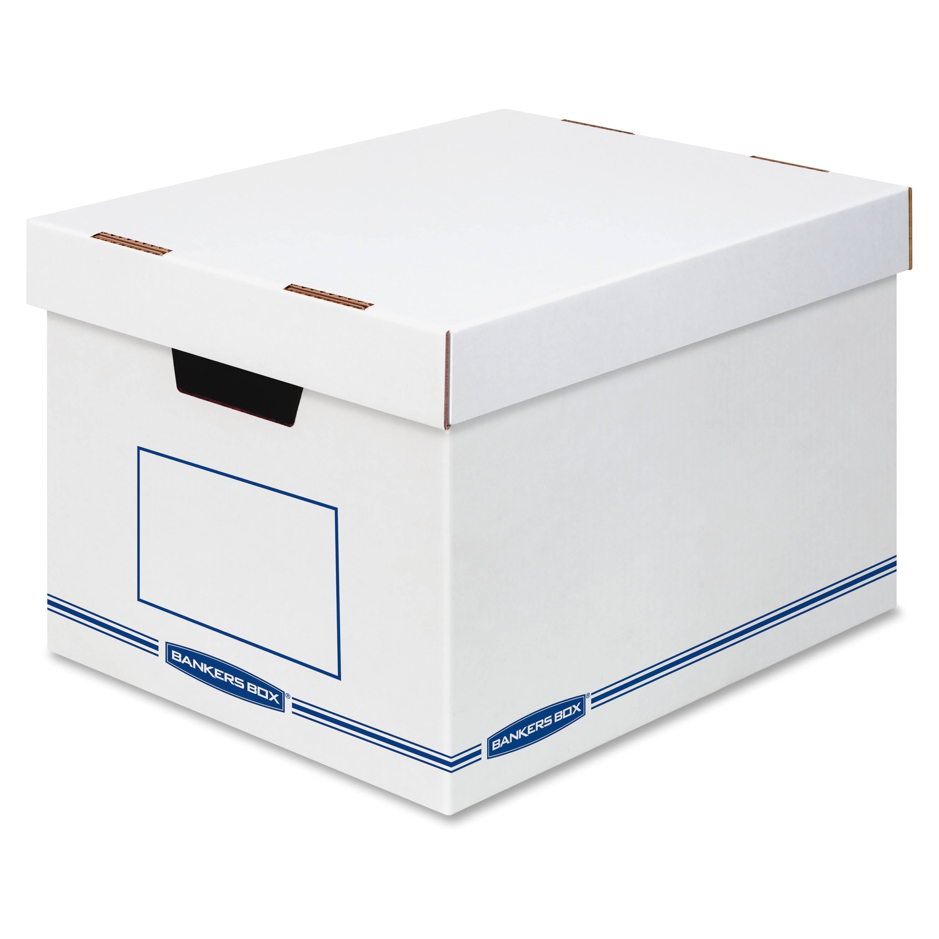 X-Large White Blue Organizer Storage Boxes P549809