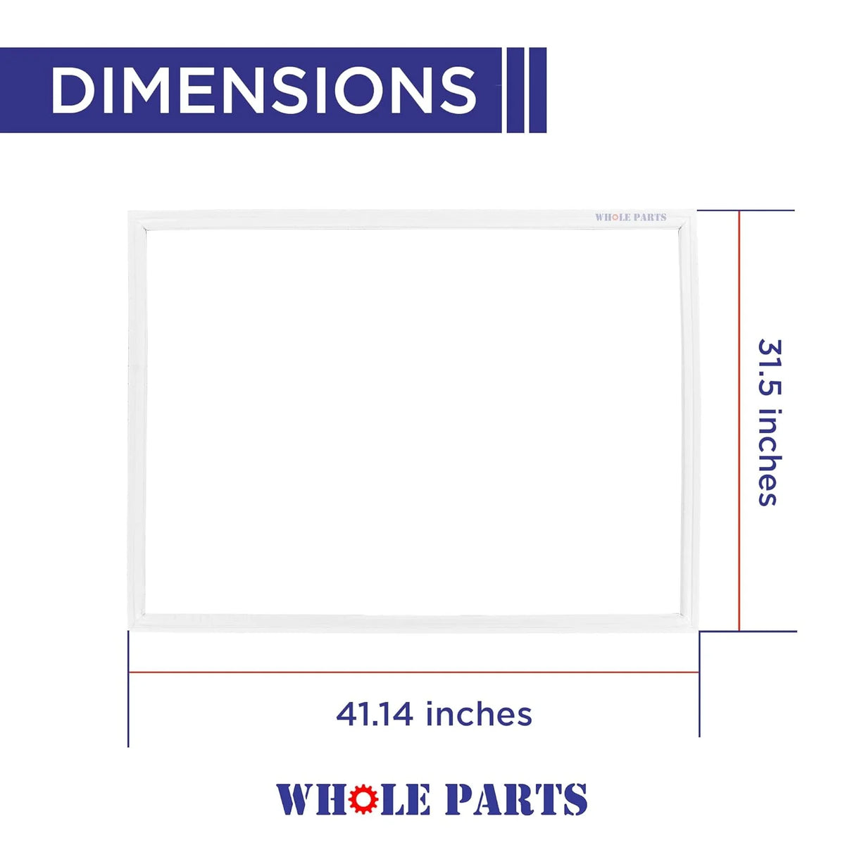 Refrigerator Fresh Food Door Gasket W8391