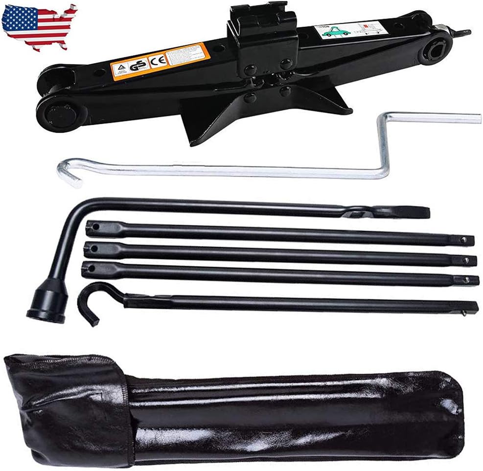 Spare Tire Tool and 2 Ton Scissor Jack Set, Pack of 2 R5577