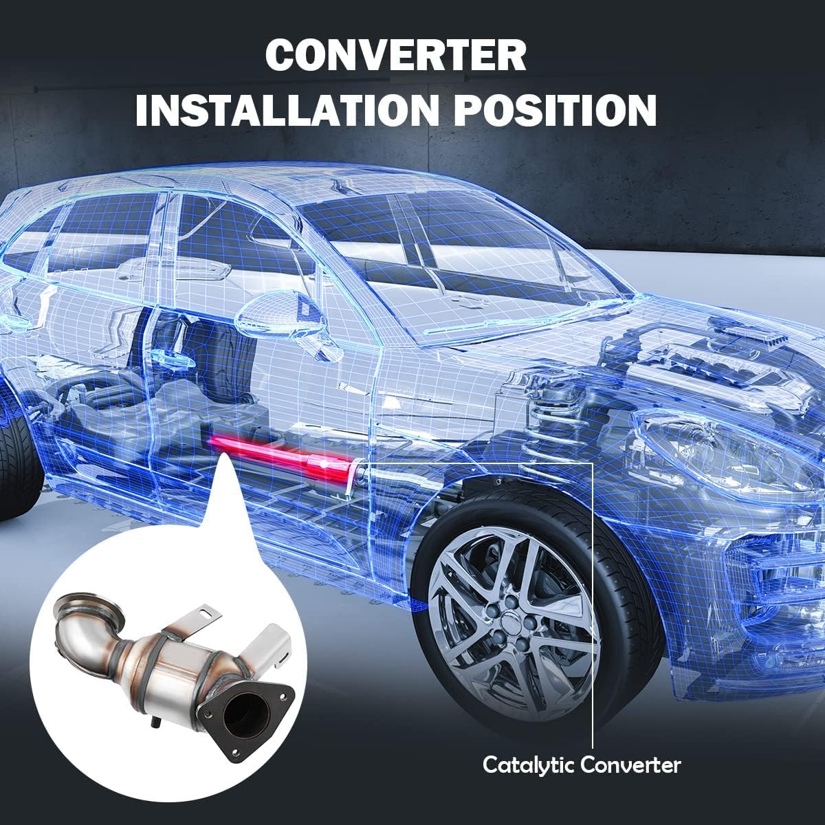 Front Catalytic Converter for 2011-2016 Chevrolet Cruze 1.4L F3256