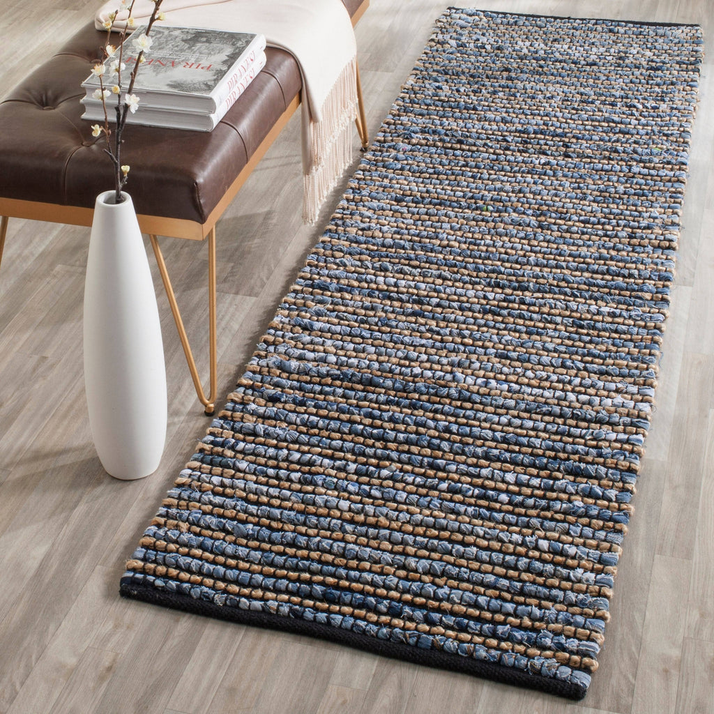 Blue Area Rug 2-ft 3-in x 4-ft I1372