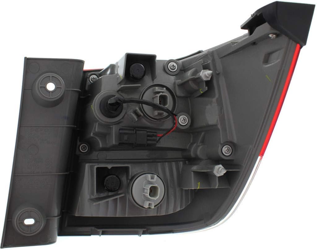 Tail Light Assembly Pair for Honda Odyssey 2014-2017 Outer Driver and Passenger Side P402537