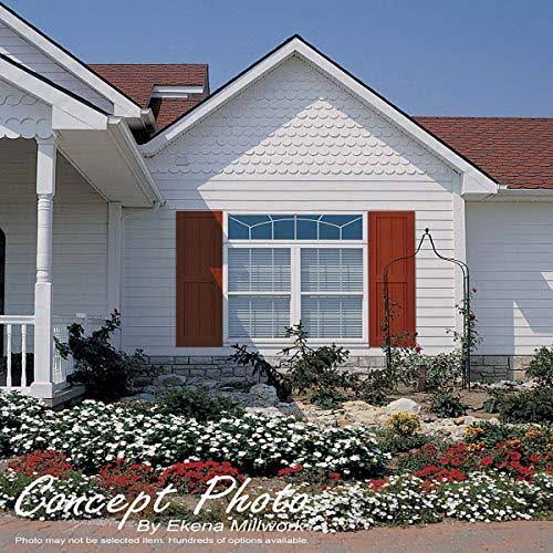 White Composite Board-n-Batten Shutters (Per Pair) R9760