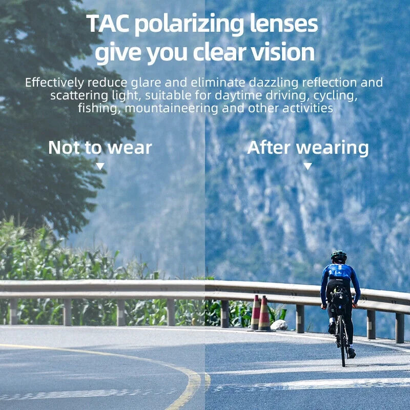 Polarized Half Frame Cycling Sunglasses with Myopia frame L697